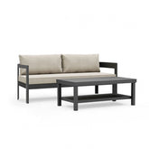 Lotus Sofa & Coffee Table Set Model Gm-1049Bk-2Pk-Table By Furniture Of America